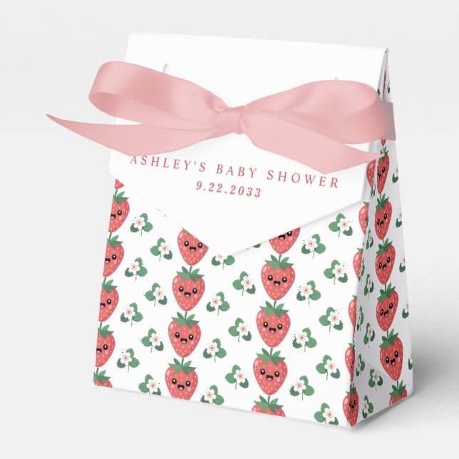 Ballotins Kawaii Strawberry Baby Shower (Verso)