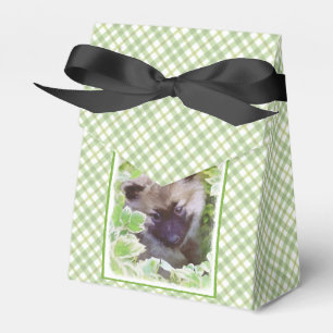 Ballotins Keeshond Puppy in the Garden Peinture Art original