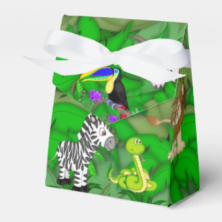 Ballotins Kids Jungle Animals Birthday Party Favor Box