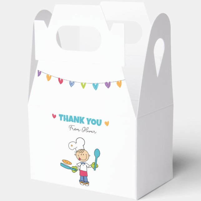 Ballotins Kids’ Pancake Party Favor Box (Ouvrir)