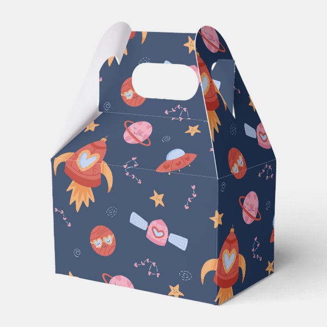 Ballotins Kids Space Pattern with Rockets & Planets (Verso)