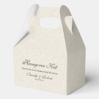 Kit de récupération de gueule de bois en lin noir