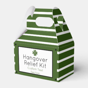 Ballotins Kit de secours Chic Green et White Hangover