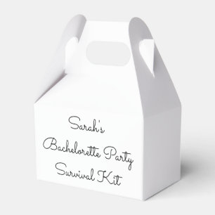 Ballotins Kit de survie pour la fête de bachelorette Boxes 