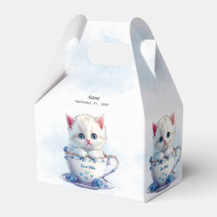 Ballotins Kitten en Ballotin bleu Coupe Fleurs