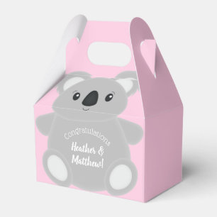 Ballotins Koala Baby shower fille