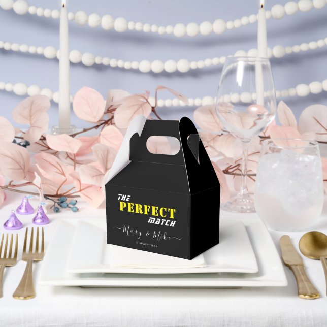 Ballotins La Boîte de Faveur à Pignon Parfaite - Moyenne (Mariage)