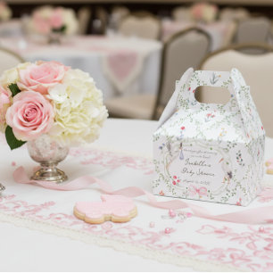 Ballotins La cigogne signature Rose & Ruban Héritage