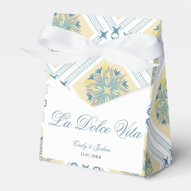 Ballotins La Dolce Vita Italien Citron Mariage (Verso)
