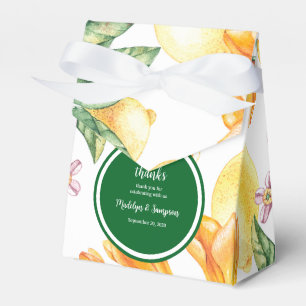 Ballotins La Dolce Vita Italienne Citron Boîte de Faveur Mar