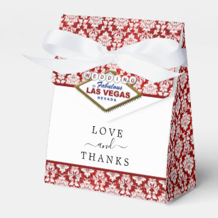 Ballotins La Parties scintillant Damask Las Vegas Mariage Co