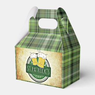 Ballotins La Saint-Patrick sur carreaux irlandais verts