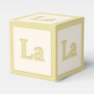Ballotins "La" Solfeggio Musical Baby Blocks Jaune