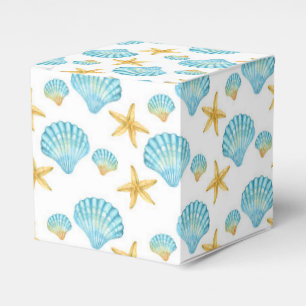 Ballotins La vie marine nautique bleue et jaune