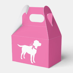 Ballotins Labrador Chien Baby shower Rose Girl Lab
