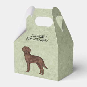 Ballotins Labrador Retriever Marron Chien Enfants Anniversai