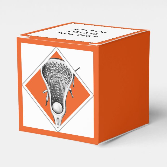 Ballotins Lacrosse Lax Team Orange Ballotin (Verso)