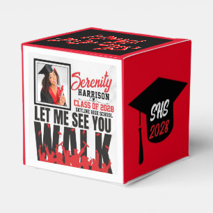 Ballotins Laisse-moi te voir marcher   Red & Black Graduatio