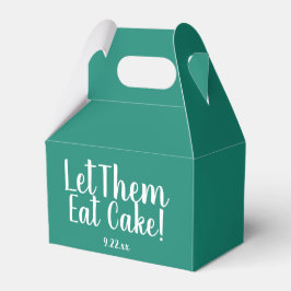 Ballotins Laissez-Les Manger Du Gâteau Mariage Turquoise Emp