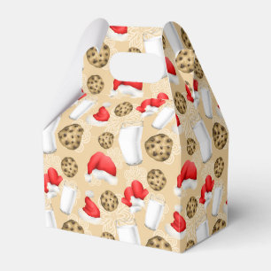 Ballotins Lait de Noël et biscuits motif carrelé