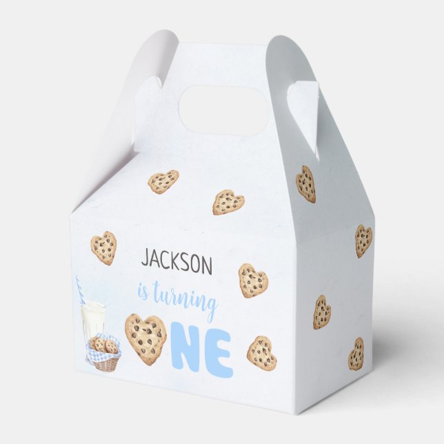 Ballotins Lait et biscuits Bleu 1er anniversaire (Verso)