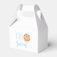Lait et biscuits bleu 2e anniversaire deux sucrés
