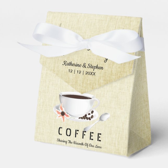Ballotins L'amour brasse le Mariage de café (Verso)