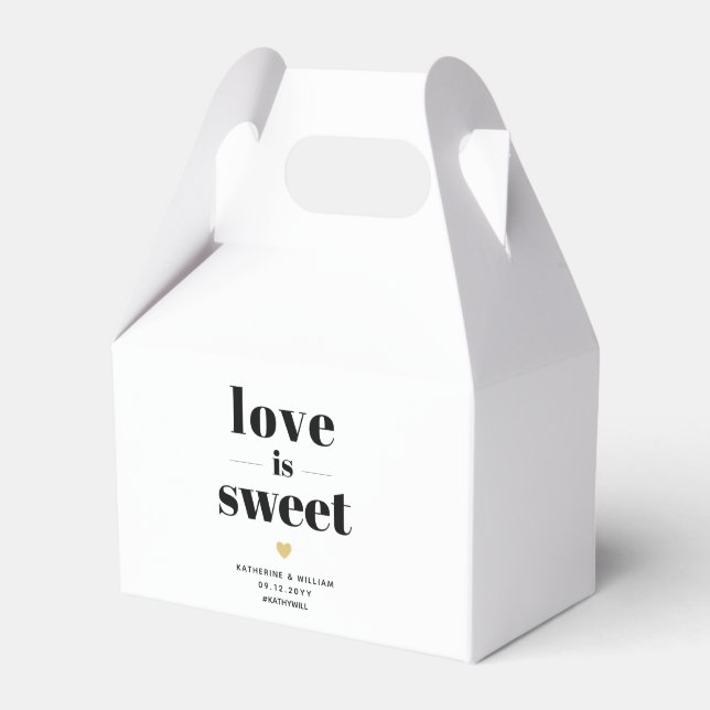 Ballotins L'amour est doux Téméraire Typographie Mariage Fav (Verso)