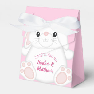 Ballotins Lapin Baby shower rose