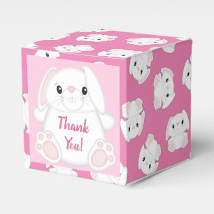 Ballotins Lapin Baby shower rose