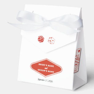 Ballotins Las Vegas Casino Destination Mariage Rouge Blanc