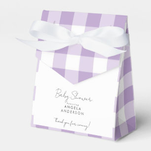 Ballotins Lavande En vichy Merci Baby shower
