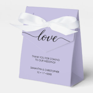 Ballotins Lavande violet simple et élégant Mariage d'amour