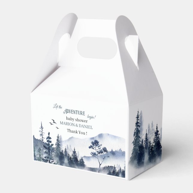 Ballotins L'aventure attend la forêt rustique montée aquarel (Verso)