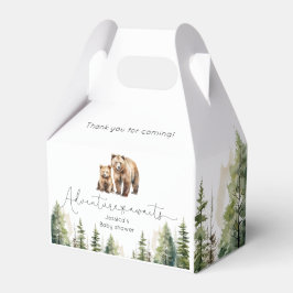 Ballotins L'aventure attend le baby shower de l'ours foresti
