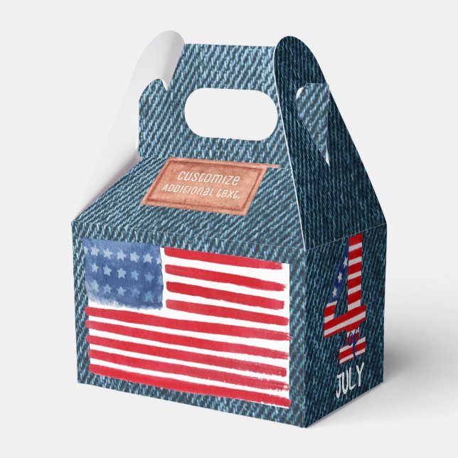 Ballotins Le 4 Juillet Denim Ballotin Bleu (Verso)