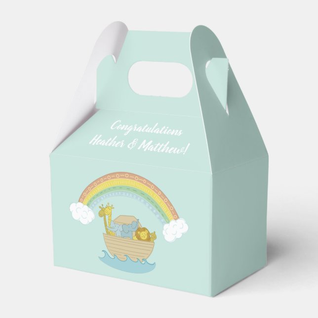 Ballotins Le Baby shower Ark Boho de Noah (Verso)