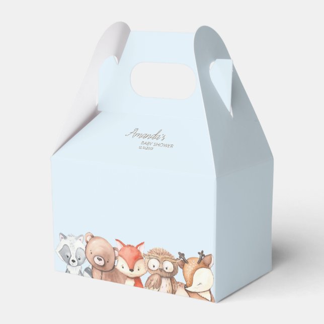 Ballotins Le Baby shower des animaux des bois (Verso)