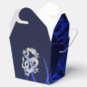 Ballotins Le chrome bleu aiment le style de fibre de carbone