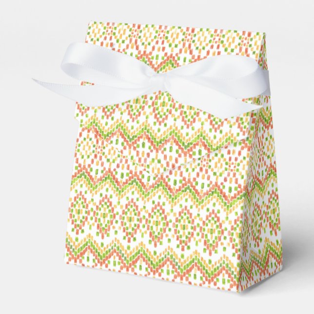 Ballotins Le Motif branché Ikat en blanc pour Customiser (Verso)