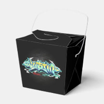 Le nom de Justin en graffiti