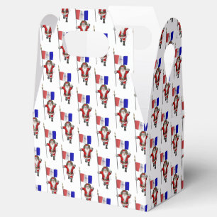 Ballotins Le Père Noël Avec Le Drapeau De Cleveland