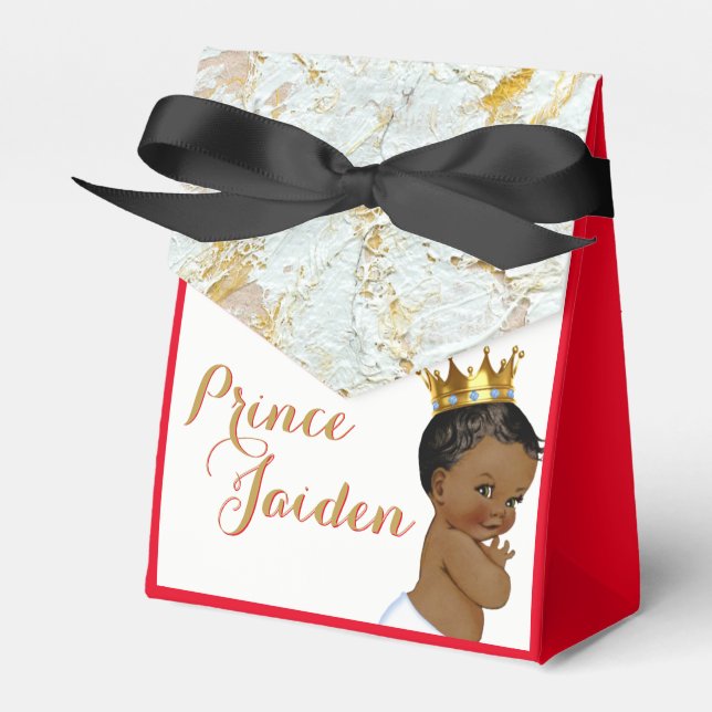 Ballotins Le Prince Royal FANCY Baby shower Tente Favoriser (Verso)