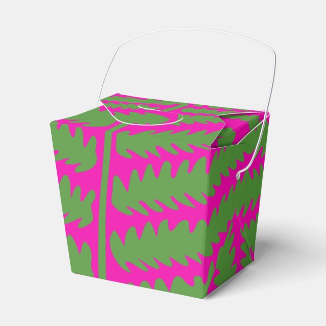 Ballotins Leaf Pink vert Sortir Ballotin (Verso)
