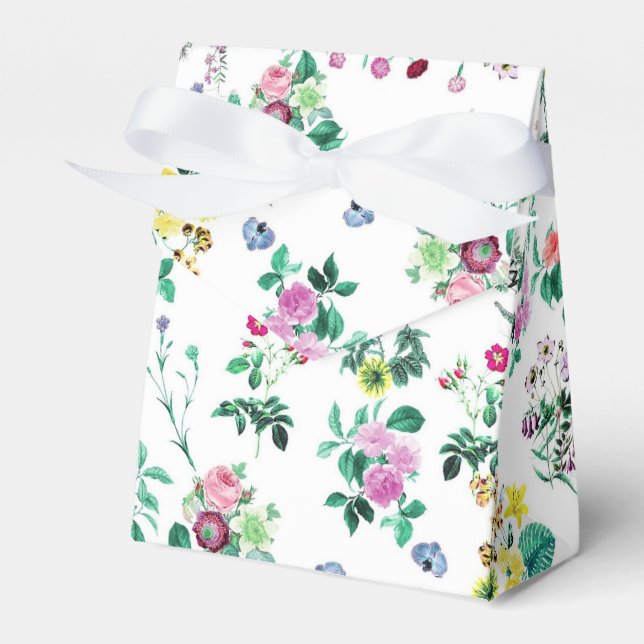 Ballotins Léger joli motif floral été (Verso)