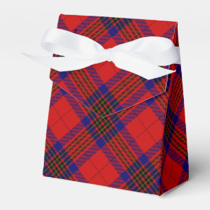 Ballotins Leslie tartan rouge bleu violet plaid