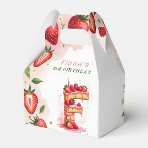 Ballotins LETTRE Ballotin D'ANNIVERSAIRE fraise F Gâteau
