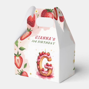 Ballotins LETTRE Ballotin D'ANNIVERSAIRE fraise G Gâteau