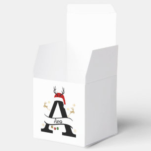 Ballotins Lettre initiale A de Noël – Conception festive de