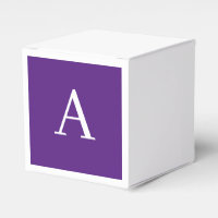 Lettre initiale Monogramme Style moderne violet